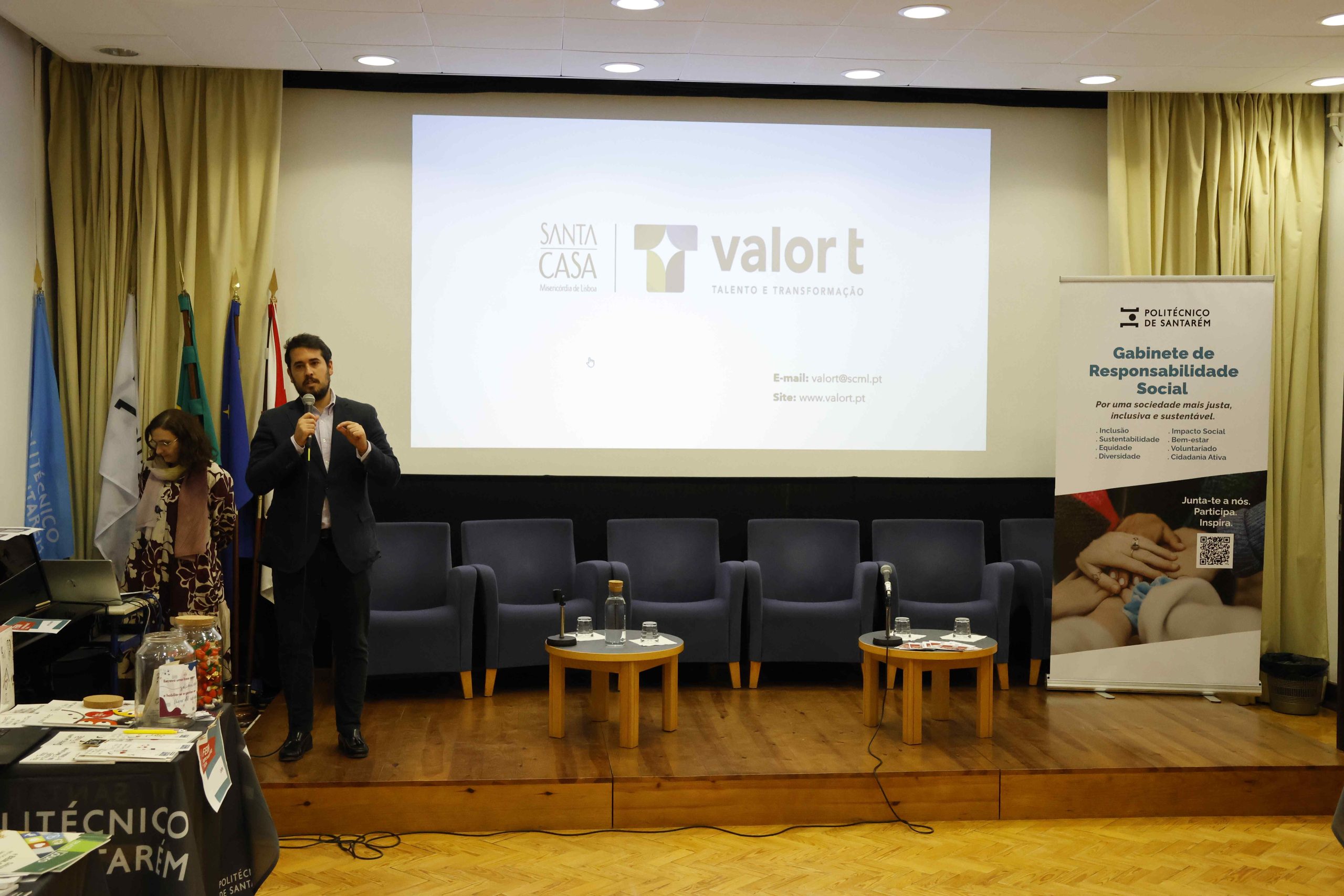 VALOR T na Feira da Responsabilidade Social do Instituto Politécnico de Santarém